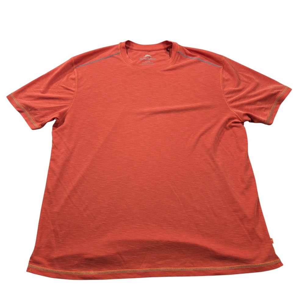 Tommy Bahama T-Shirt Mens XL Orange IslandActive Short Sleeve
